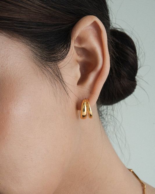 Lital Double Hoop EarringsEarringsAplós Studio