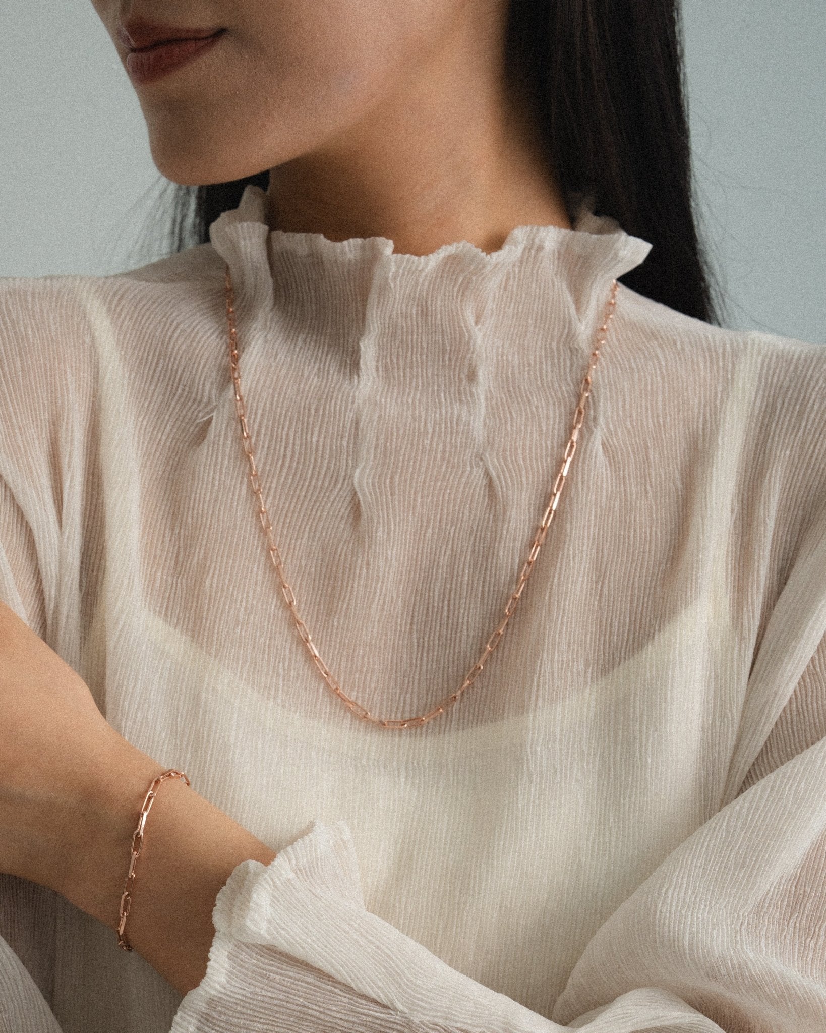 Ansa Micro Link ChainNecklacesAplós Studio