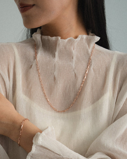 Ansa Micro Link ChainNecklacesAplós Studio