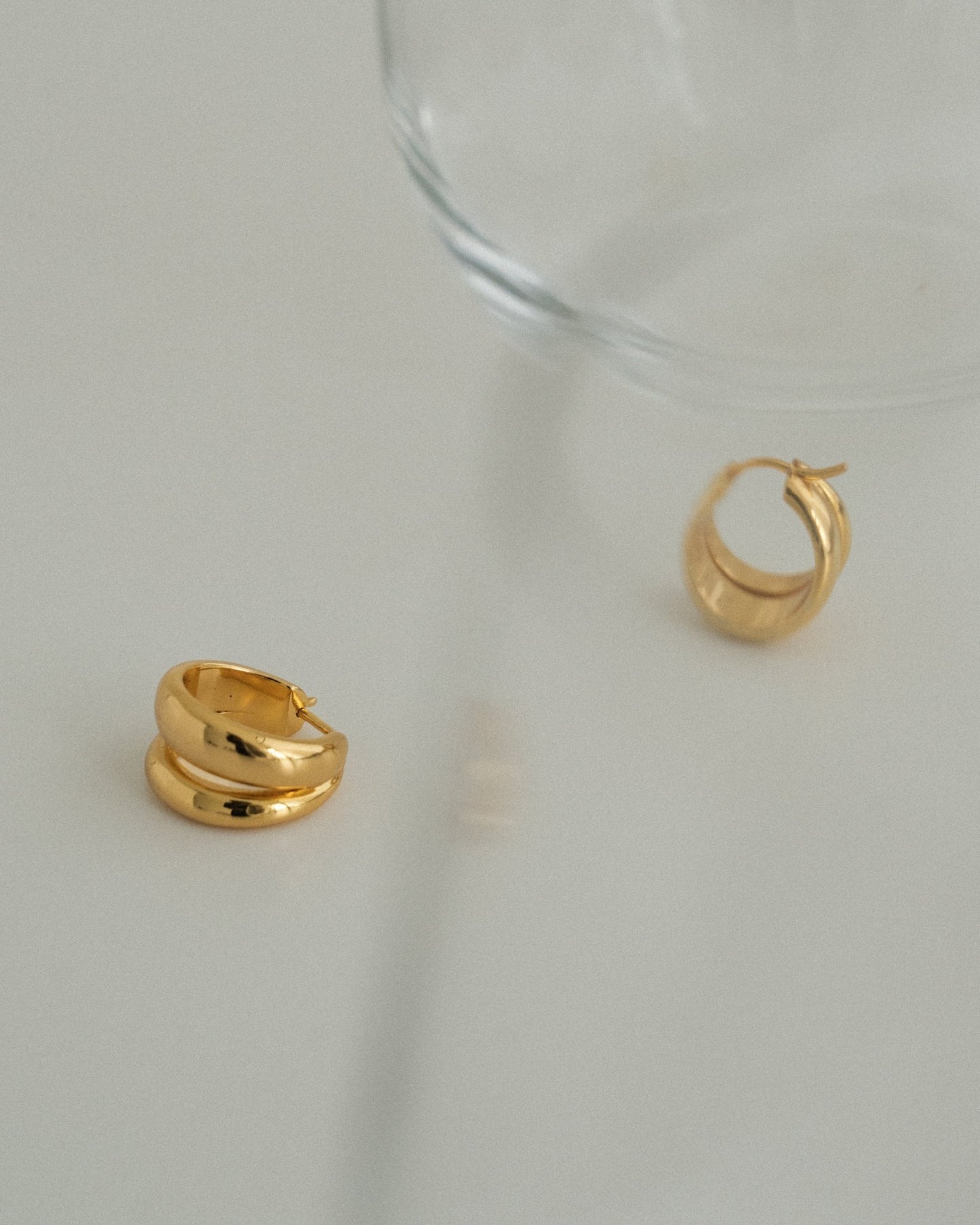 Lital Double Hoop EarringsEarringsAplós Studio