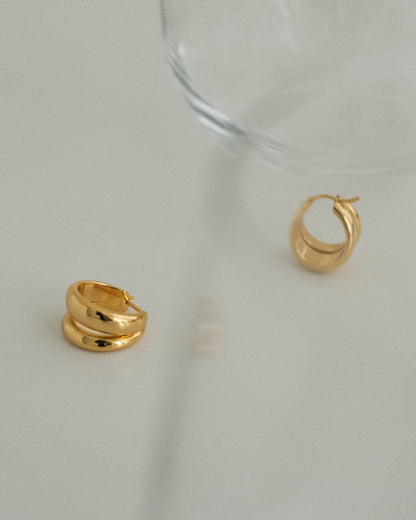 Lital Double Hoop EarringsEarringsAplós Studio